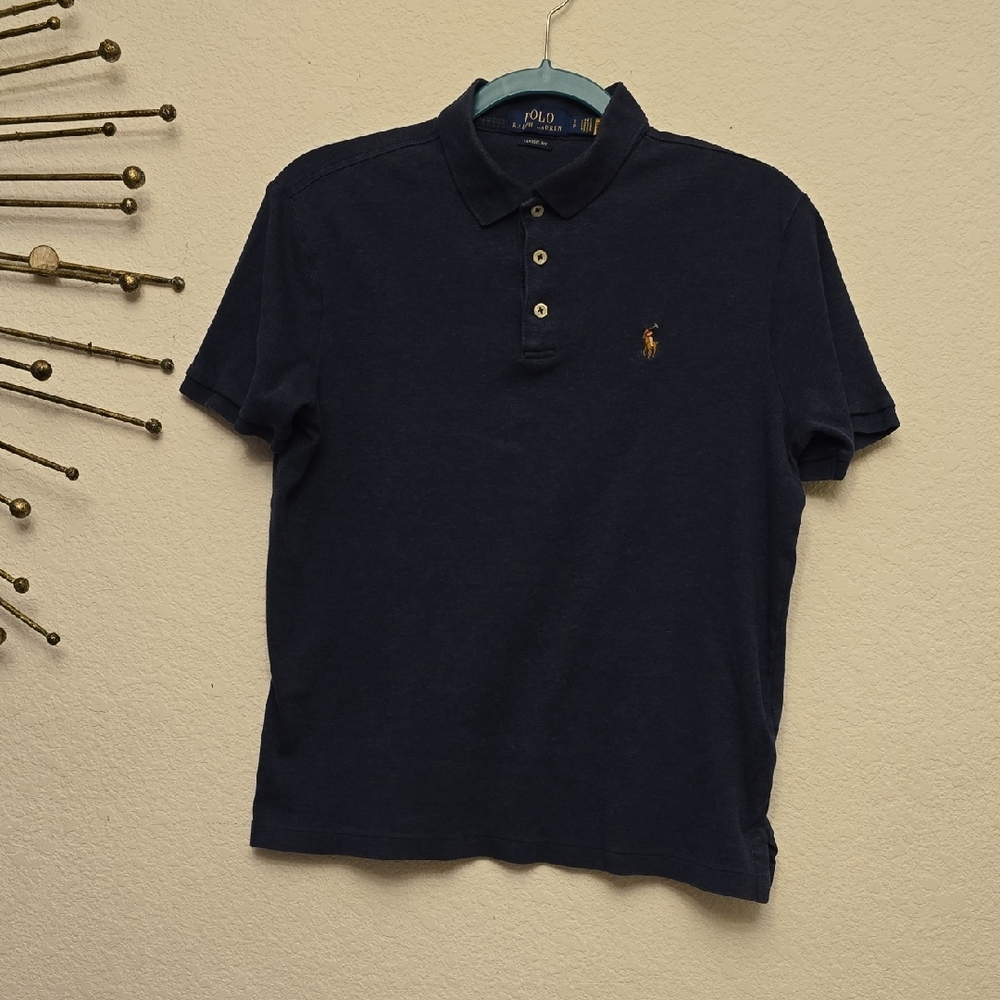 Polo by Ralph Lauren Women's's Dark Blue Navy Polo Shirt